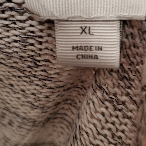 Stylus womens cardigan sweater size XL crochet knit open front - Picture 6 of 13